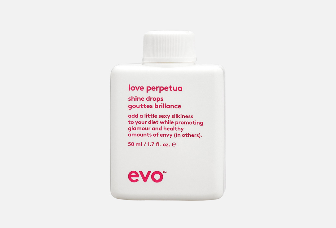 EVO liquid polish and smooth hair serum love perpetua