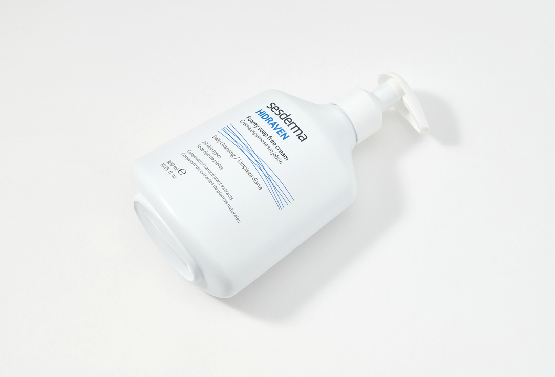 Sesderma daily face cleaning foaming cream cream Hidraven soap free