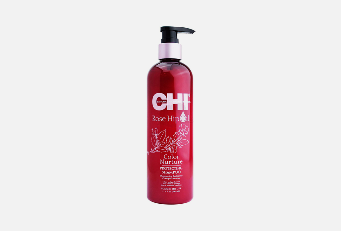 CHI Shampoo for maintaining hair color Rose Hip Oil