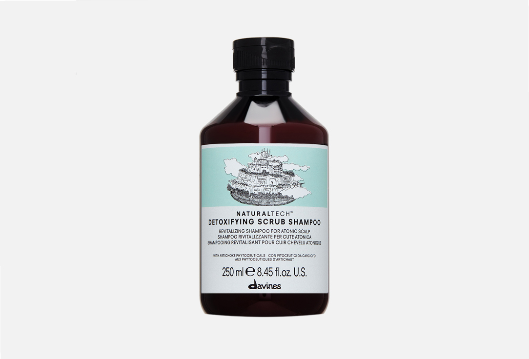 Davines Hair scrub shampoo Detoxifying