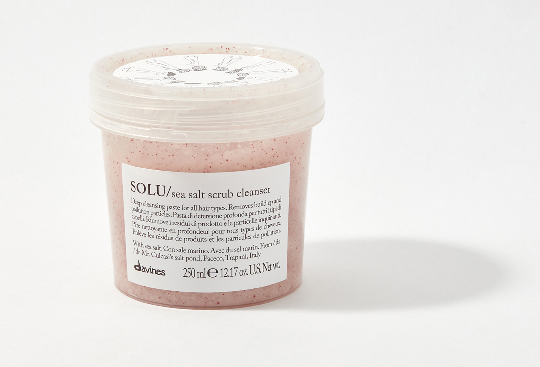 Davines Exfoliating Scalp Scrub Cleanser SOLU Sea Salt