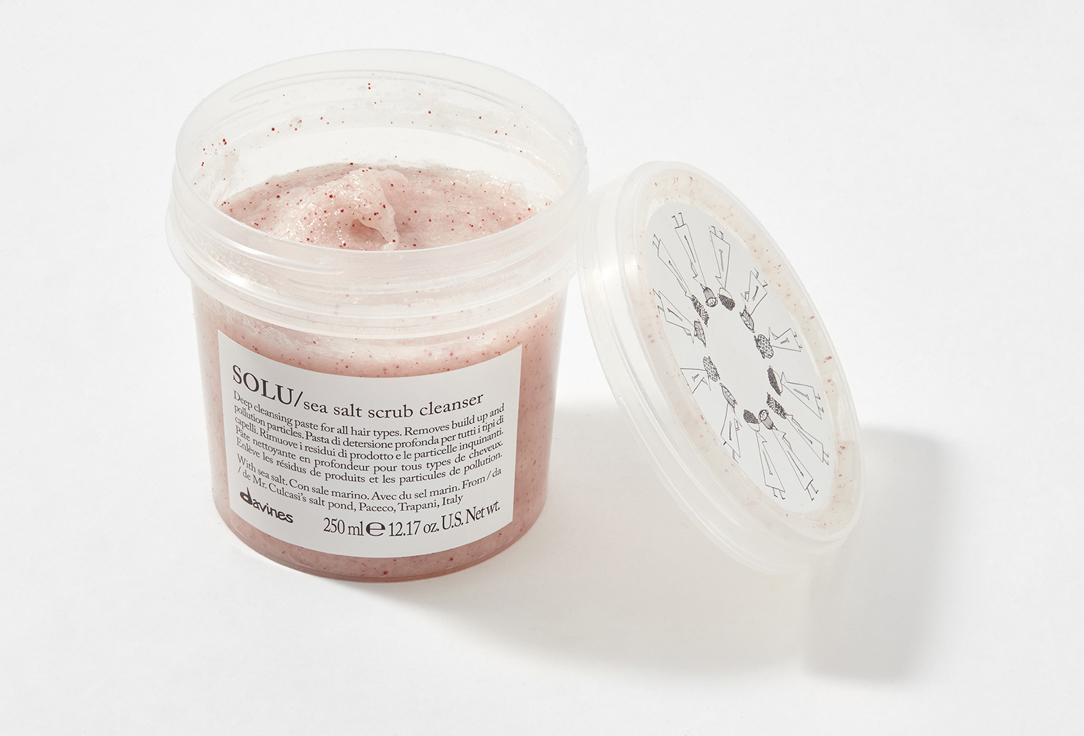 Davines Exfoliating Scalp Scrub Cleanser SOLU Sea Salt