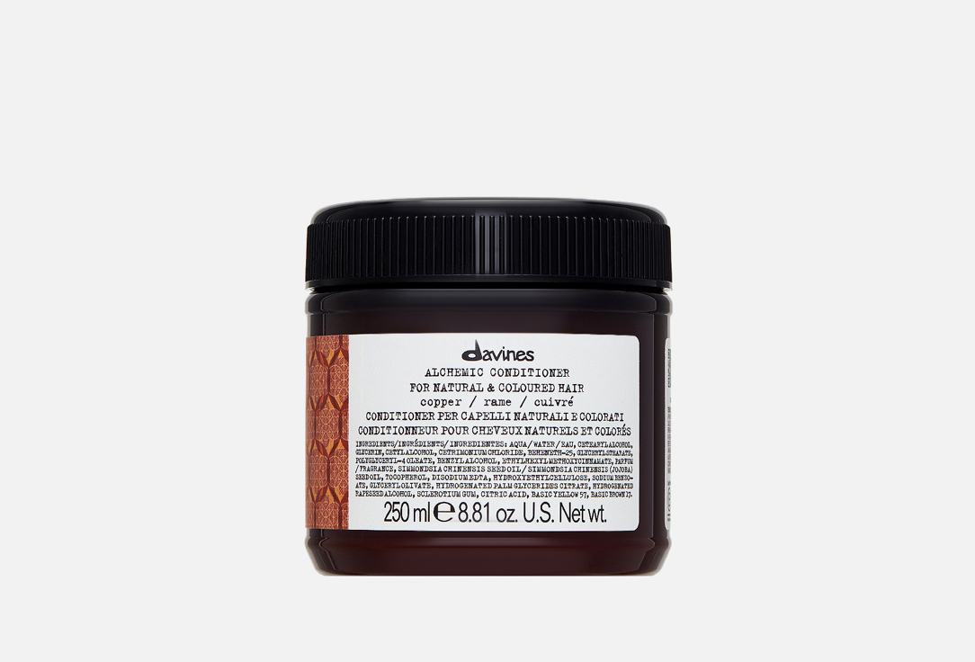 Davines Hair conditioner Alchemic copper