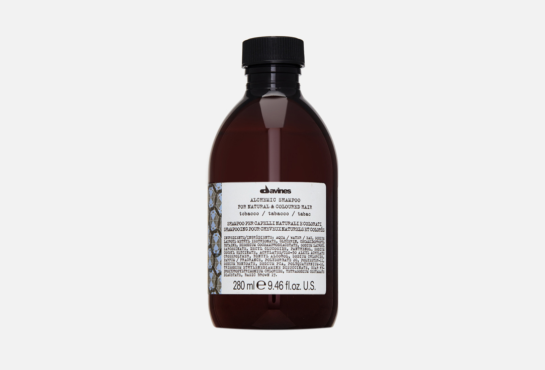 Davines Hair Shampoo Alchemic tobacco