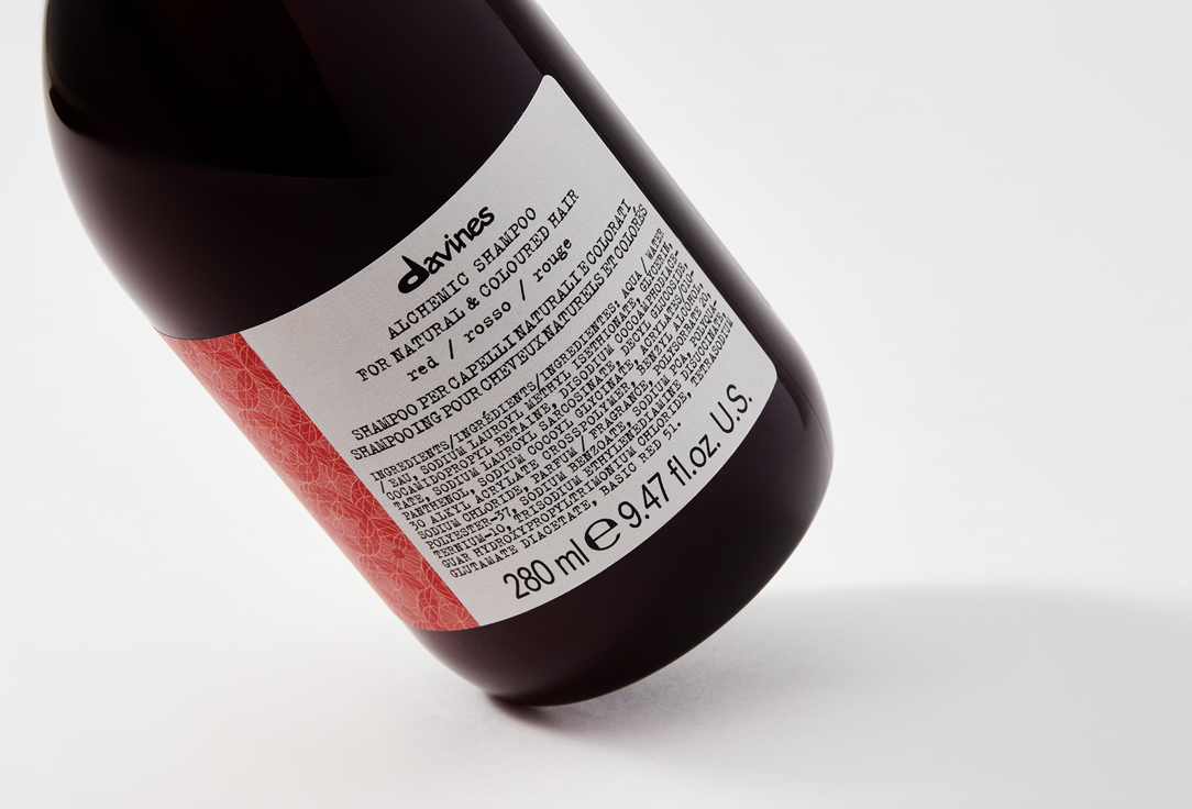 Davines Hair Shampoo Alchemic red