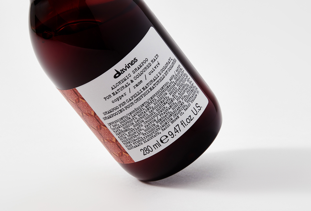 Davines Shampoo for hair coloring Alchemic copper