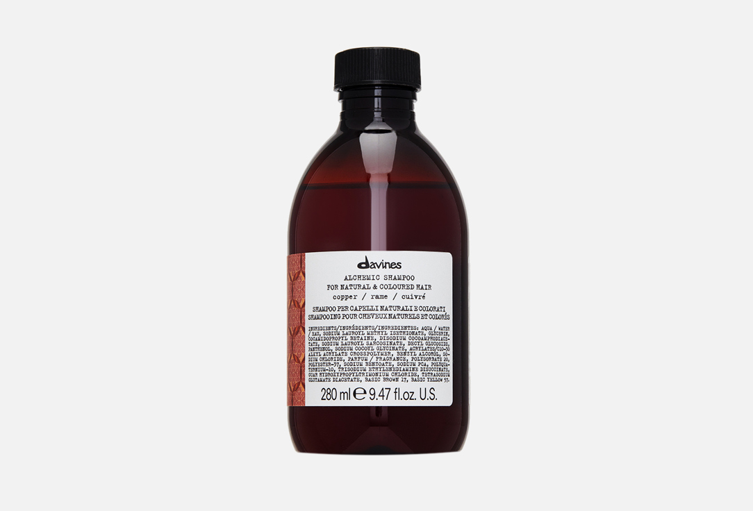 Davines Shampoo for hair coloring Alchemic copper