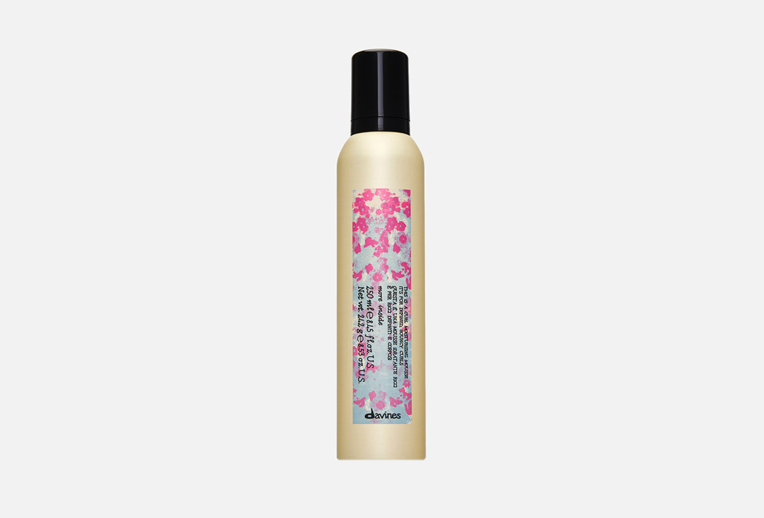 Davines curl  Hair Mosturizing mousse More inside