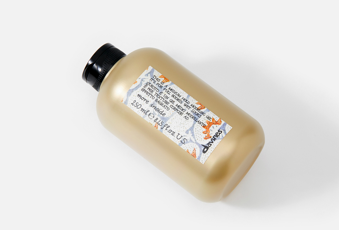 Davines Hair Medium Hold Modeling Gel  More inside