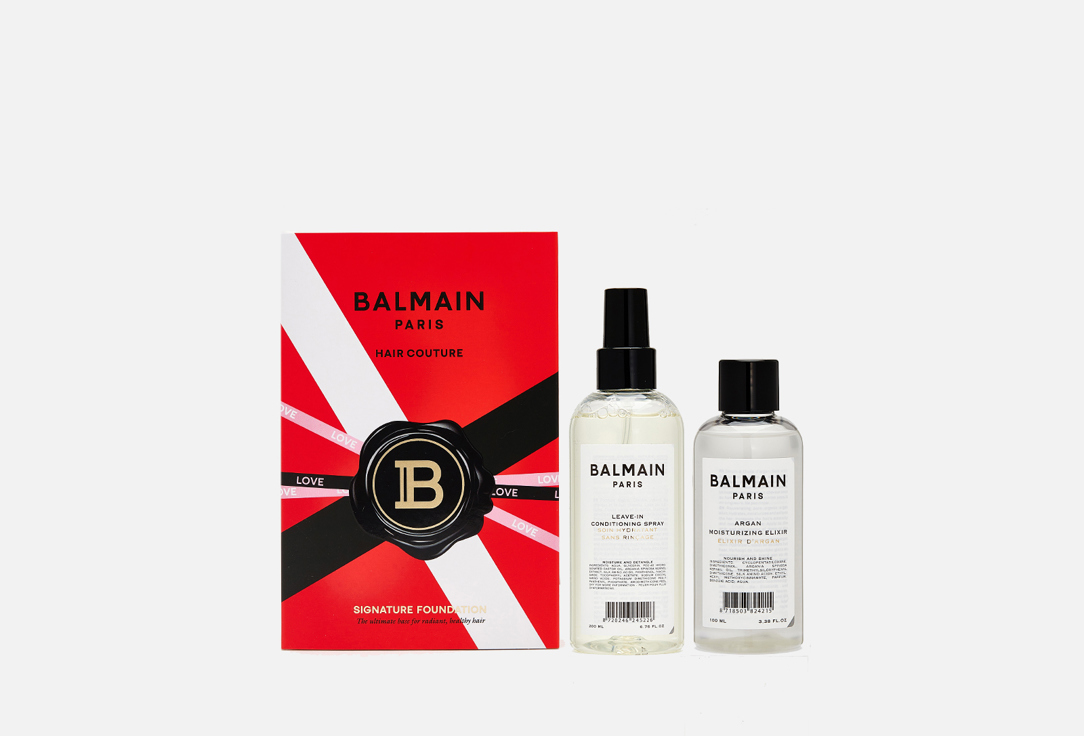 Balmain Paris Spray Hair conditioner & Hair Elixir set Signature Foundation
