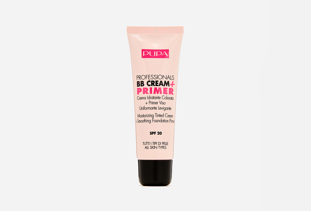 Pupa Moisturizing Primer-Foundation SPF20 BB Cream + PRIMER