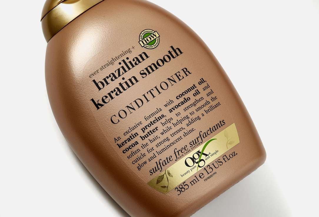 OGX Nourishing Conditioner Ever-Straightening + Brazilian Keratin Therapy