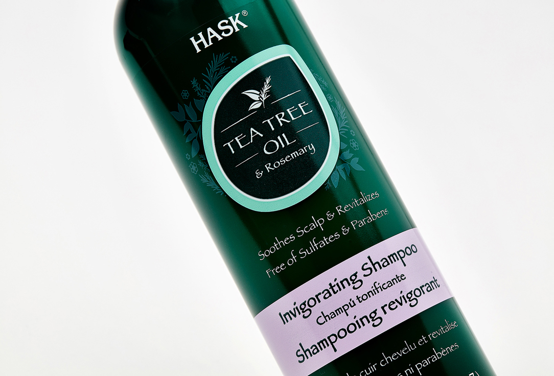 Hask Invigorating & Revitalizing Hair Shampoo Tea Tree Oil & Rosemary