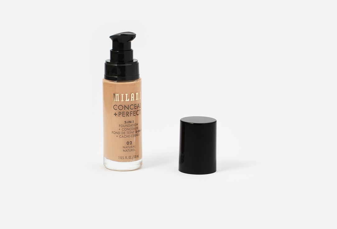 MILANI Foundation & Concealer 2-In-1 Conceal + Perfect