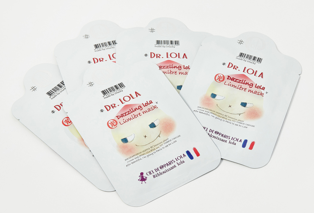 Dr. Lola Face sheet Masks Dazzling lola lumiere