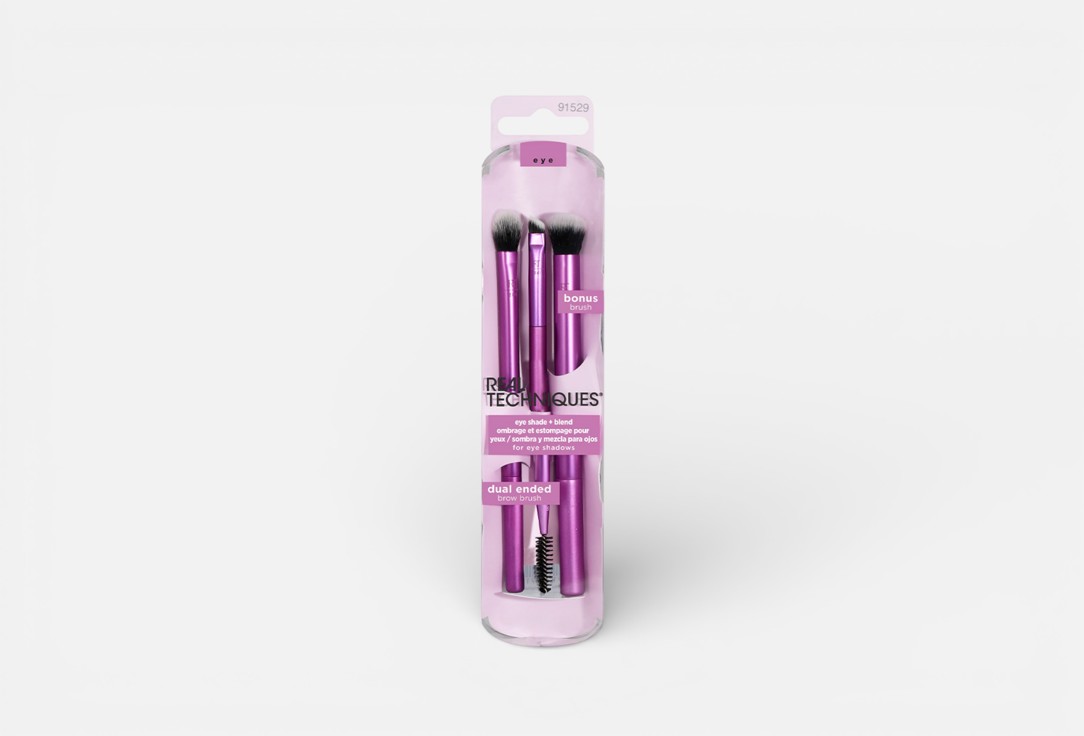 Real Techniques Eye Makeup Brush Set Eye Shade & Blend