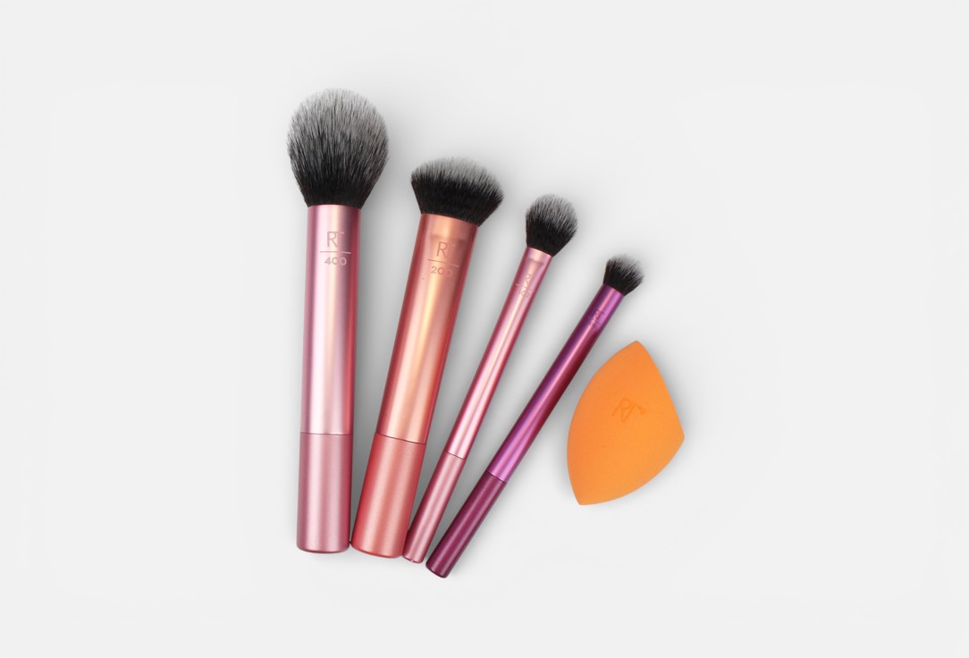 Real Techniques Face Makeup Brush Set Everyday Essentials