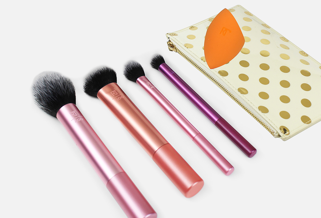 Real Techniques Face Makeup Brush Set Everyday Essentials