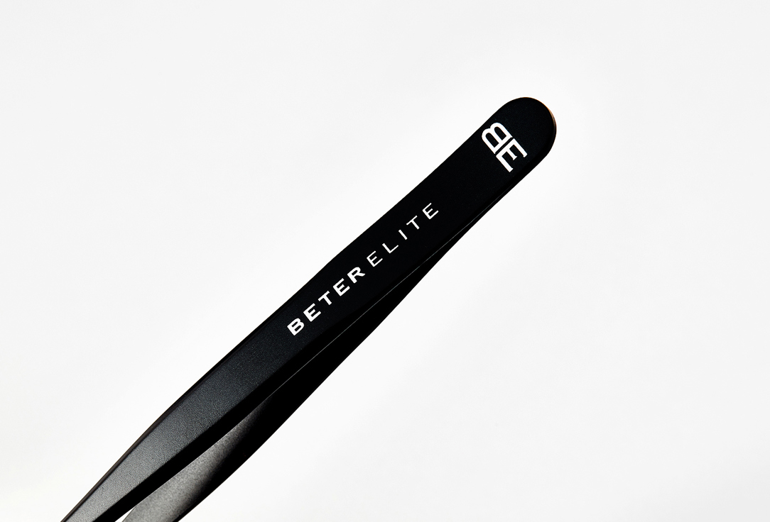 Beter Eyebrow Tweezers Elite Varnished Tweezers, Straight/Crab Tip