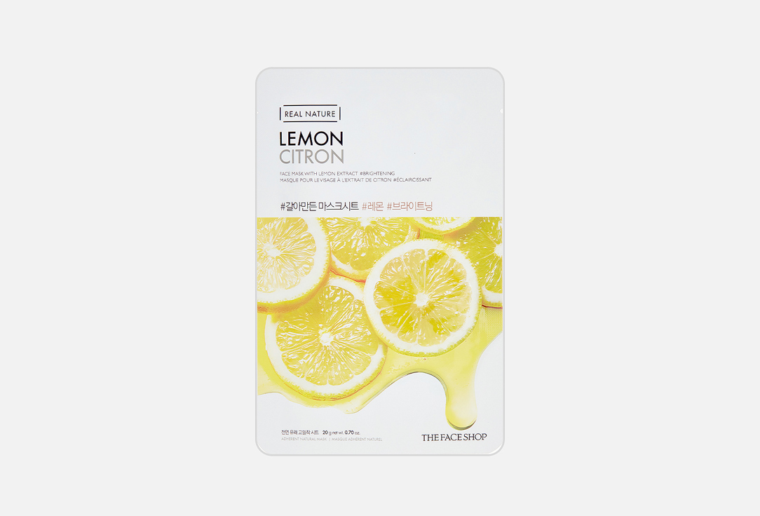 THE FACE SHOP Face Mask Real nature Lemon