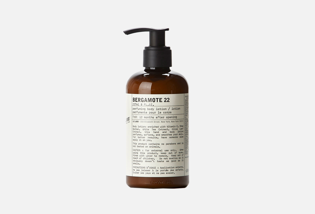 LE LABO Perfumed body lotion Bergamote 22