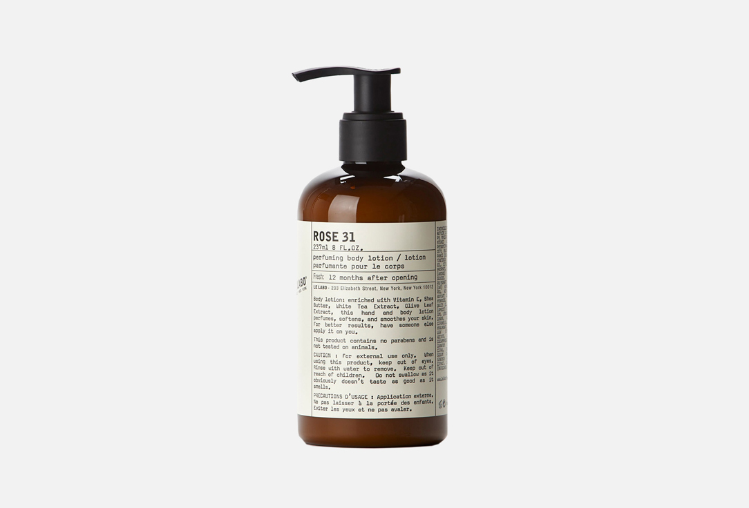 LE LABO Perfumed body lotion Rose 31