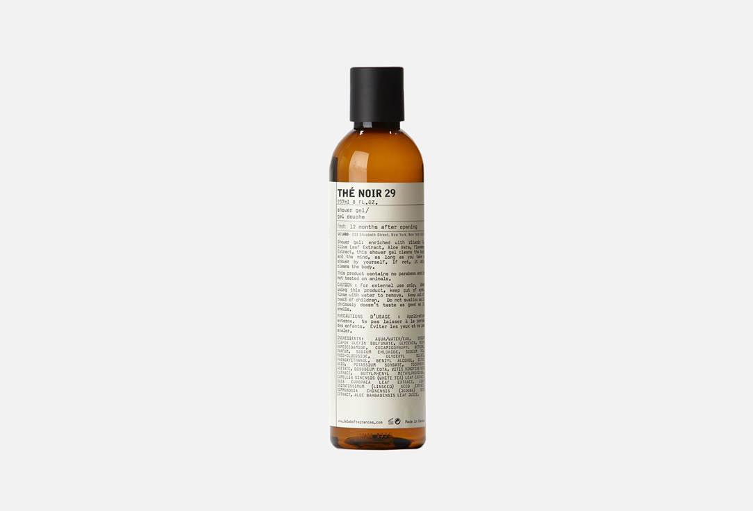 LE LABO Perfumed shower gel THÉ NOIR 29