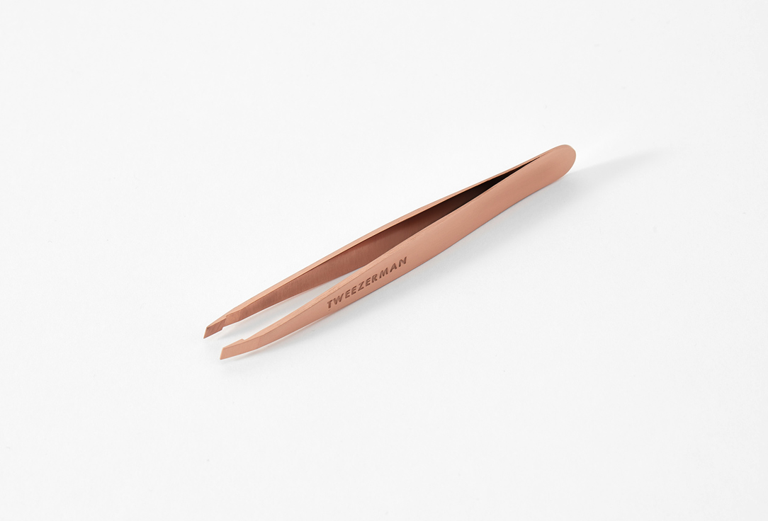 TWEEZERMAN Slanted Tweezer Rose Gold