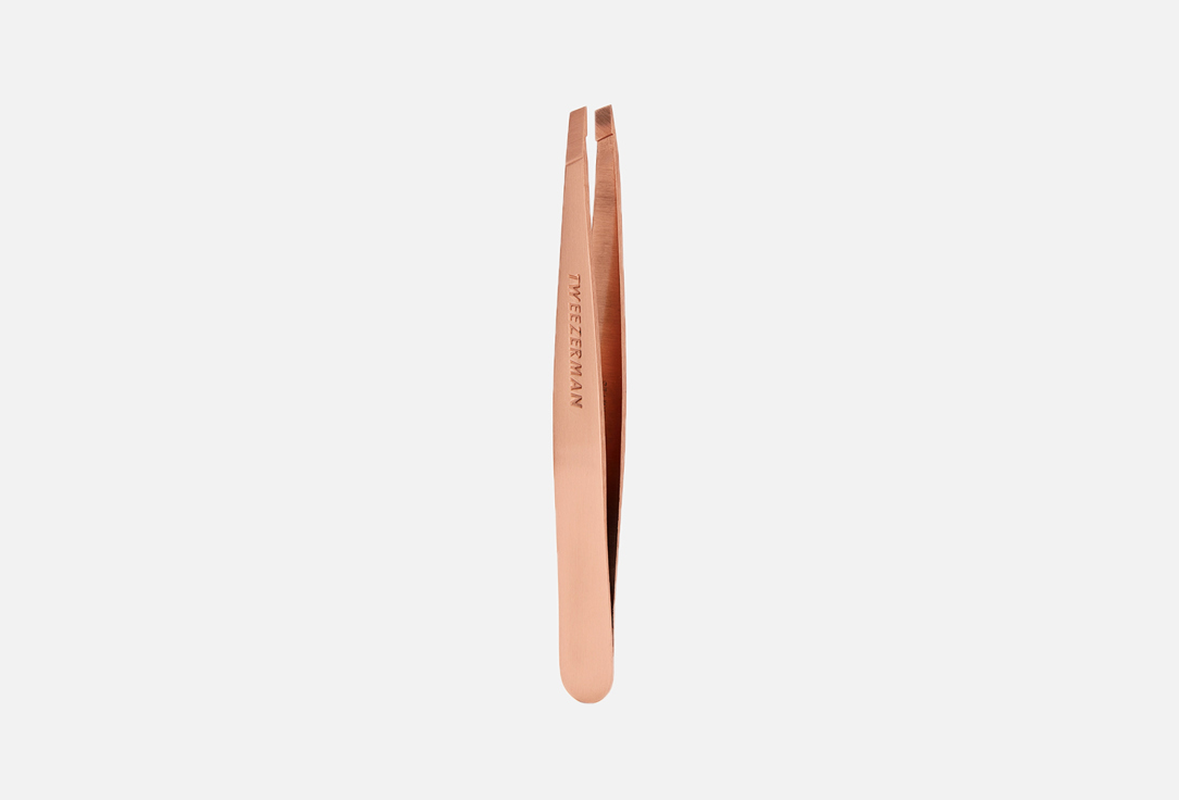 TWEEZERMAN Slanted Tweezer Rose Gold