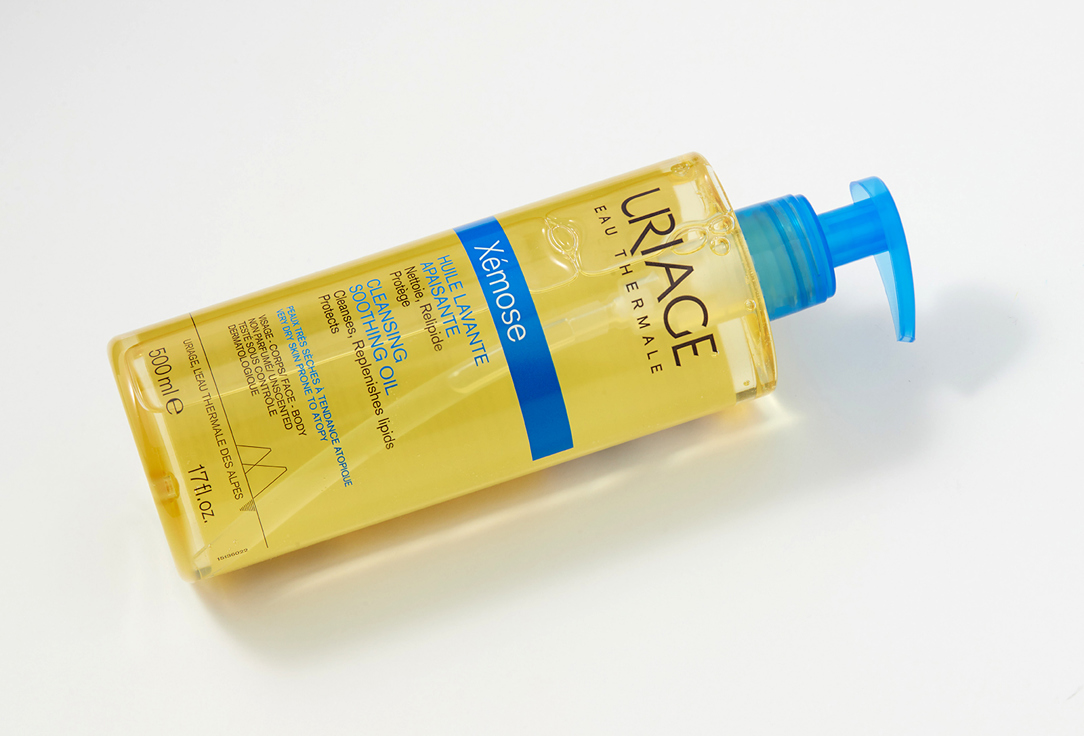 Uriage Soothing  oil face  cleanser Xemose