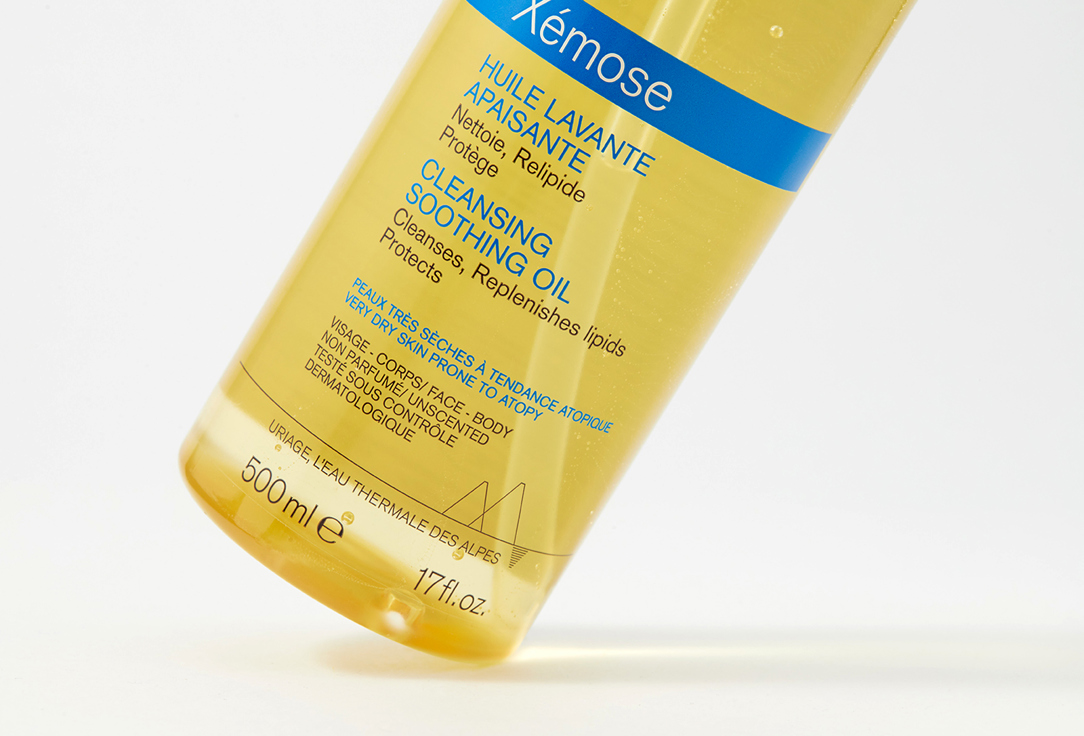 Uriage Soothing  oil face  cleanser Xemose