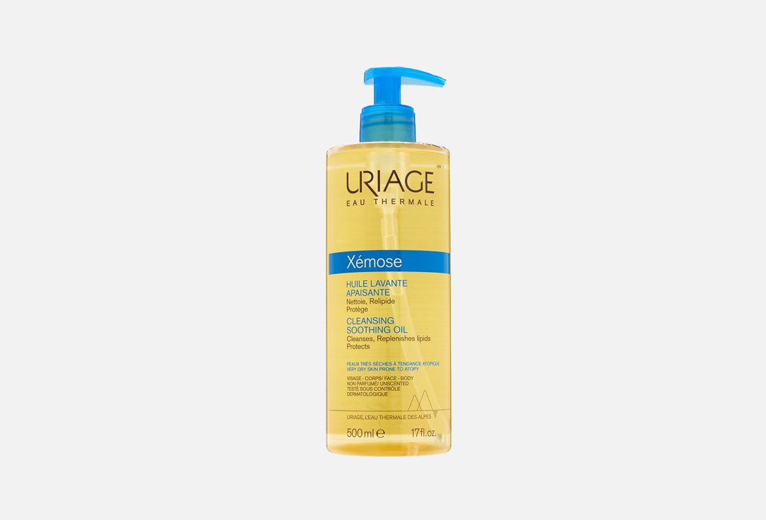 Uriage Soothing  oil face  cleanser Xemose