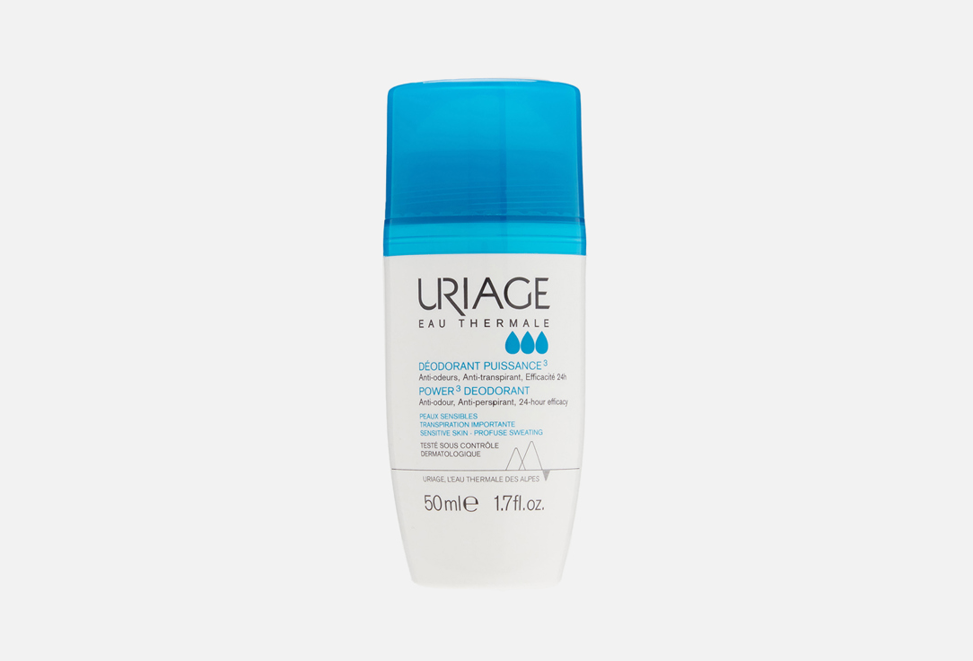 Uriage TRIPLE STRENGTH ROLL-ON DEODORANT POWER 3 DEODORANT