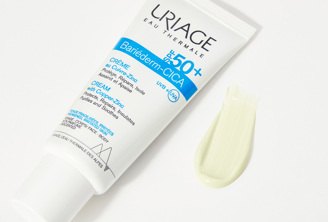 Uriage Cream Copper and Zinc SPF50+ BARIEDERM-CICA