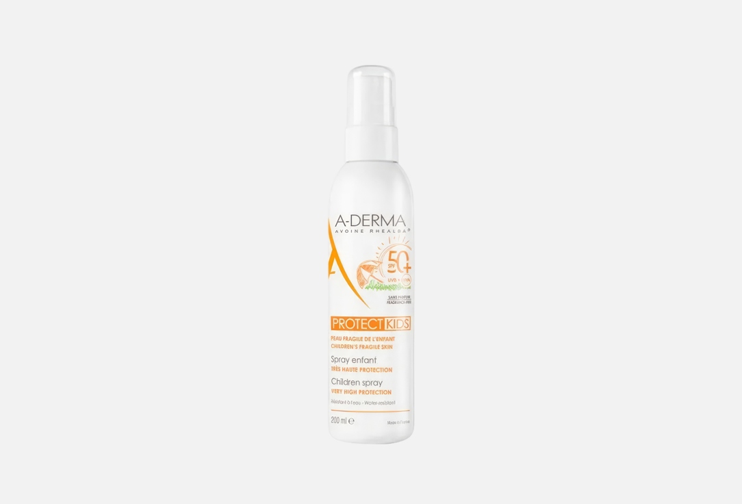 A-Derma Baby Sunscreen Spray SPF50+ Protect Kids Children Spray