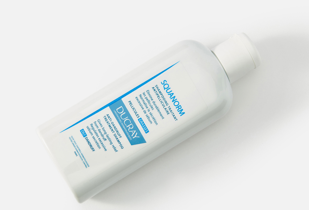 Ducray Shampoo for hair from oily dandruff  Squanorm 