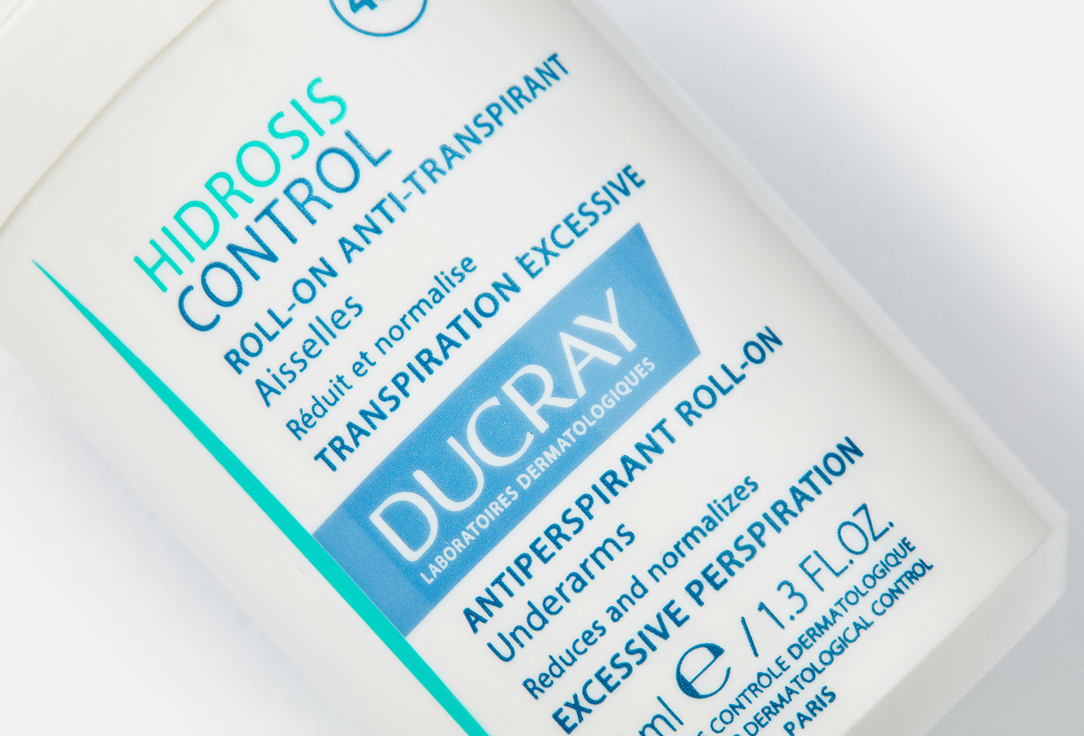 Ducray Roll-On deodorant-antiperspirant Hidrosis Control