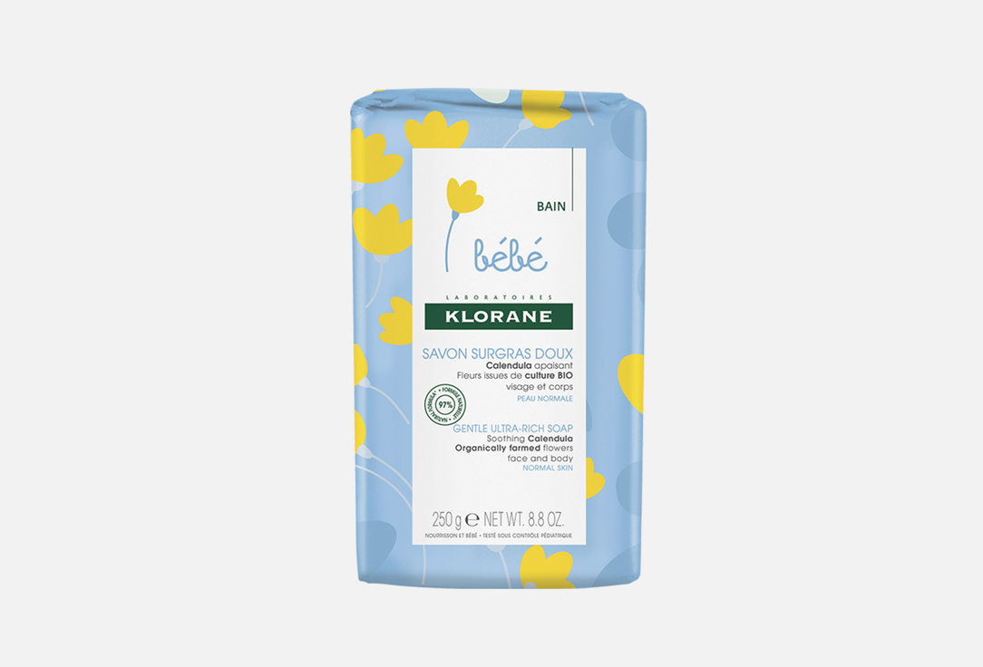 Klorane Super Nourishing Baby Soap Bebe Physiocalenduline