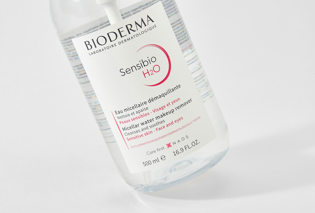 Bioderma Gentle cleansing micellar water Sensibio H2O Pump