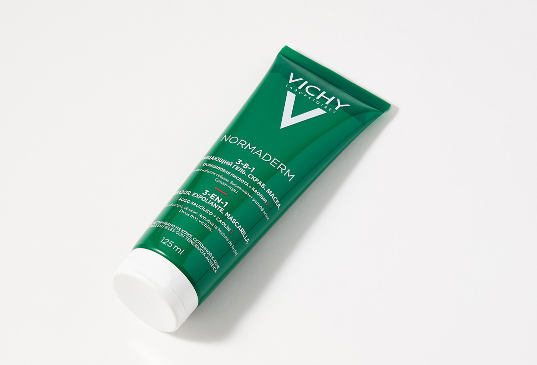 Vichy 3 in 1 Cleanser face Scrub & Mask Normaderm 