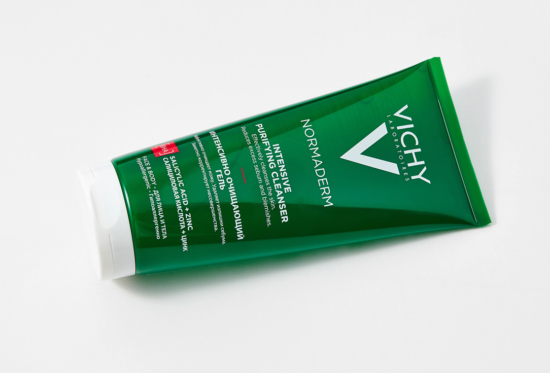 Vichy Cleansing gel for problem skin reduces skin oiliness without drying and protects it Normaderm Phytosolution