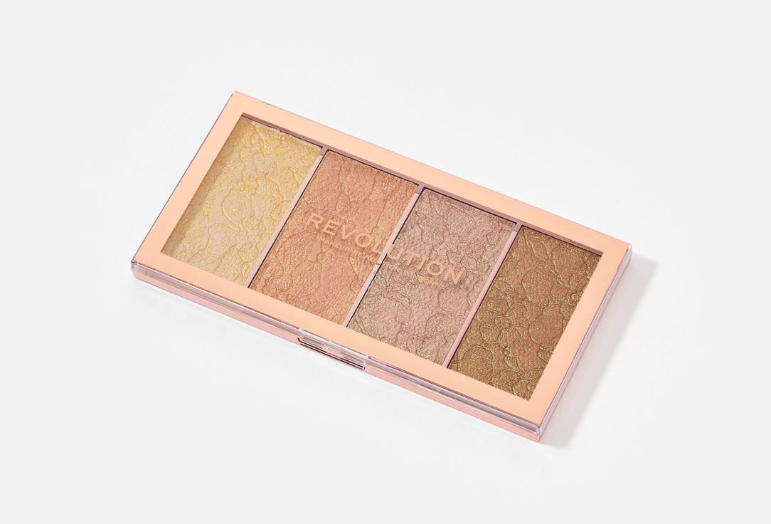 MakeUp Revolution Highlighter Palette Vintage Lace 