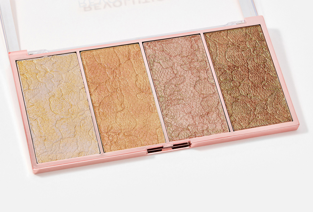 MakeUp Revolution Highlighter Palette Vintage Lace 