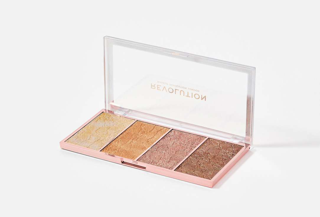 MakeUp Revolution Highlighter Palette Vintage Lace 