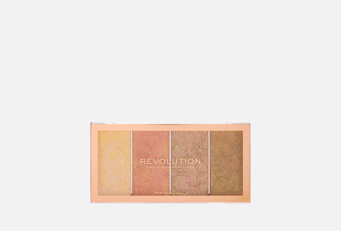 MakeUp Revolution Highlighter Palette Vintage Lace 