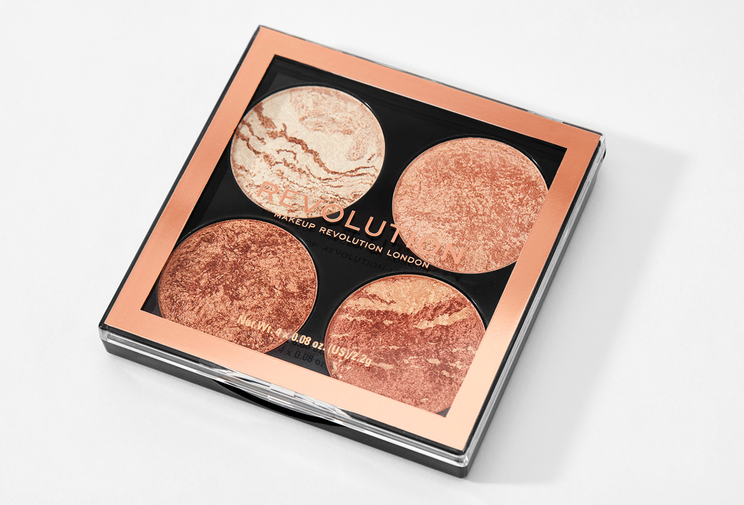 MakeUp Revolution Bronzer&Highlighter Palette Cheek Kit