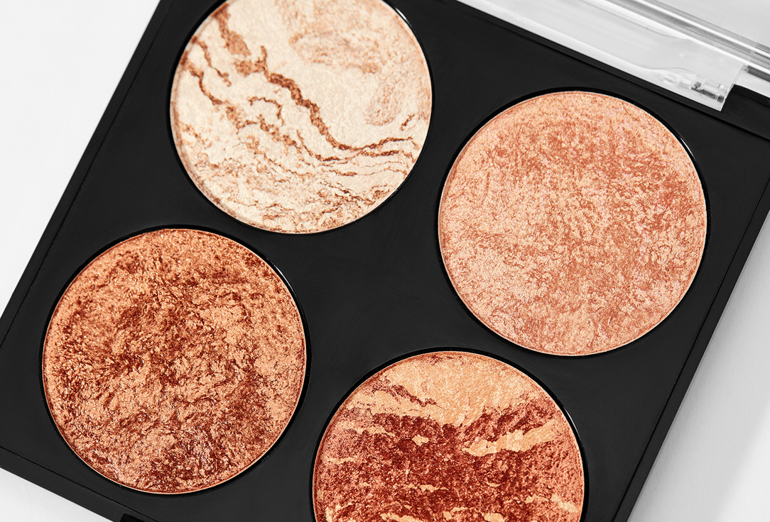 MakeUp Revolution Bronzer&Highlighter Palette Cheek Kit