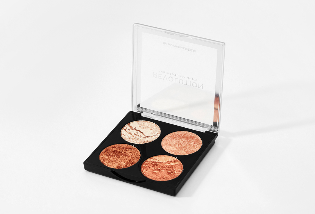 MakeUp Revolution Bronzer&Highlighter Palette Cheek Kit