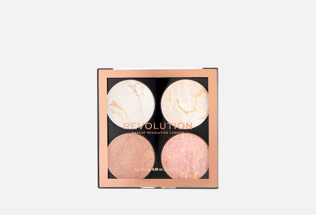 MakeUp Revolution Bronzer&Highlighter Palette Cheek Kit