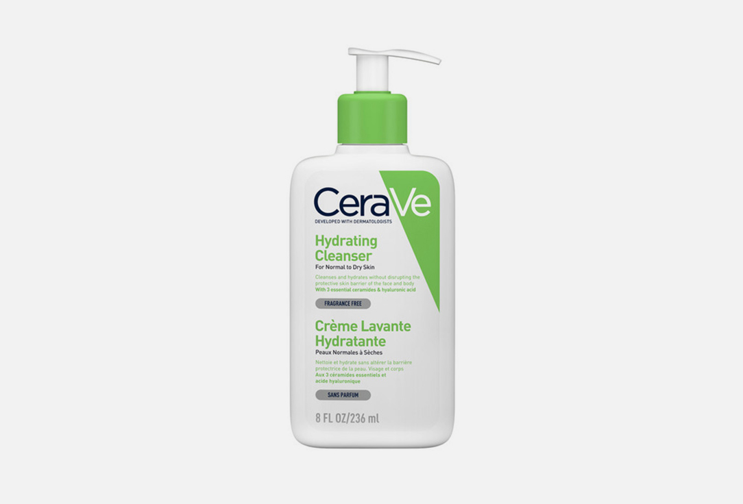 CeraVe Moisturizing cleansing cream-gel for normal and dry skin of the face and body Hydrating Cleanser